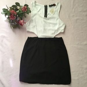 ✨HP🌟 Flirty Black/White Dress🕶🖤